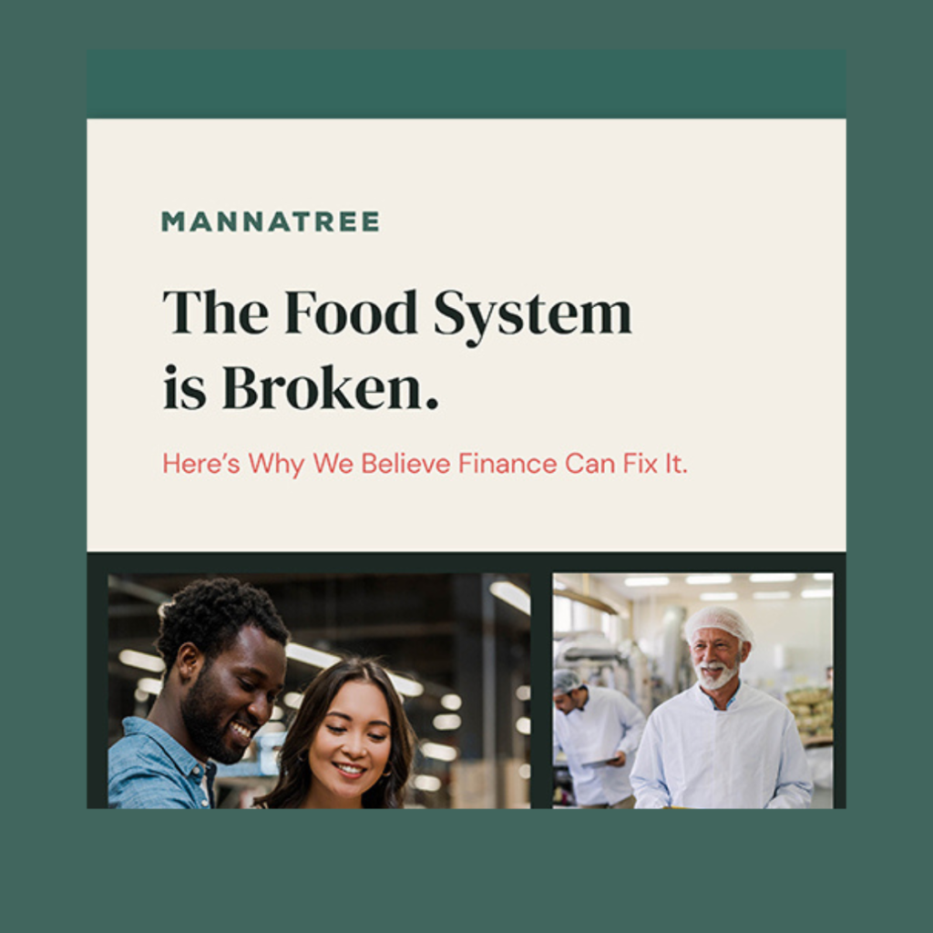 Webinar - The Food System is Broken - Manna Tree